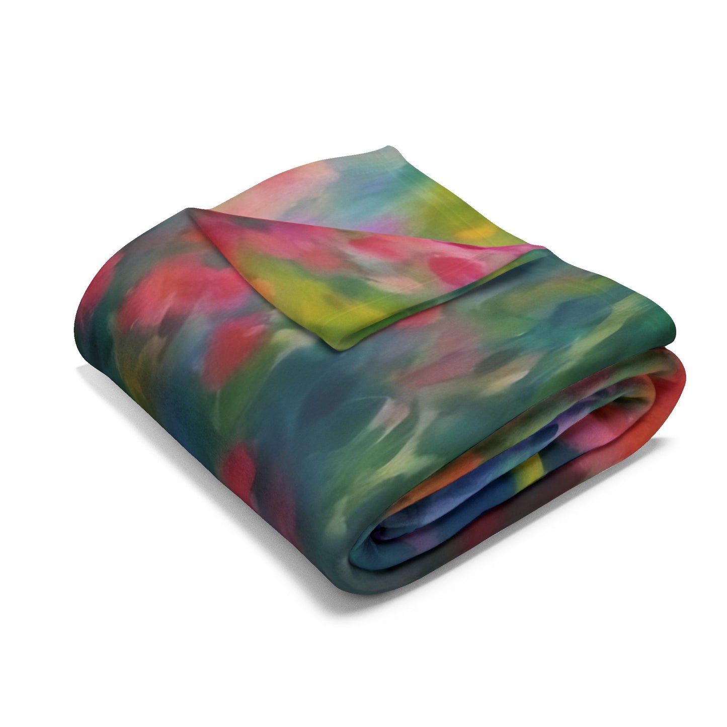 WILDFLOWER POND Arctic Fleece Blanket