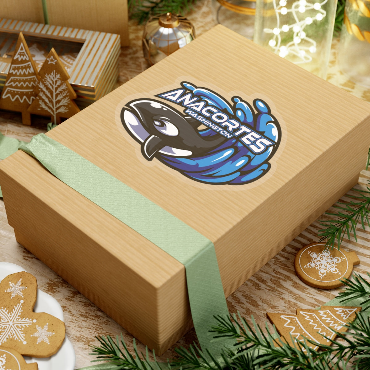ANACORTES ORCA MASCOT Sticker