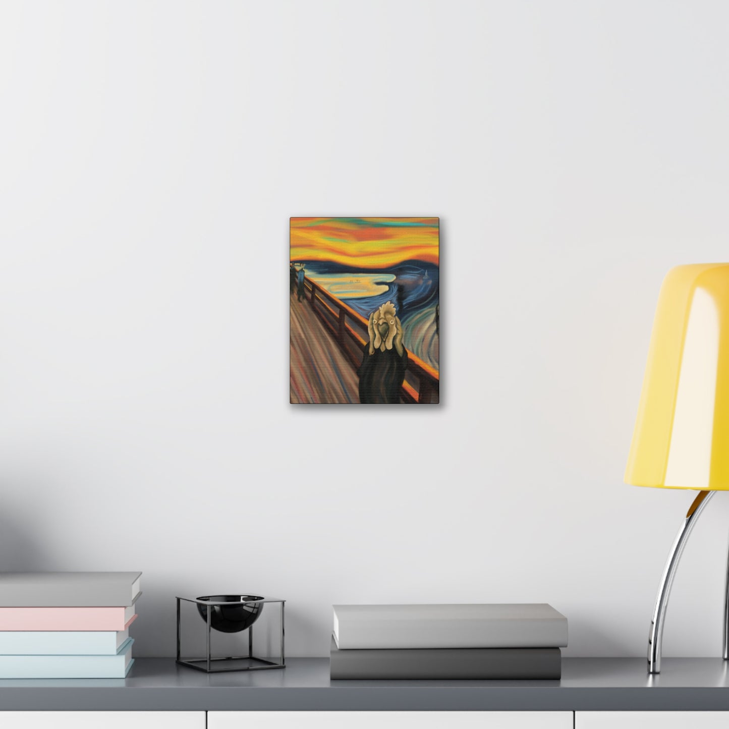 THE CLUCK BY MONUES Canvas Stretched, 0.75"