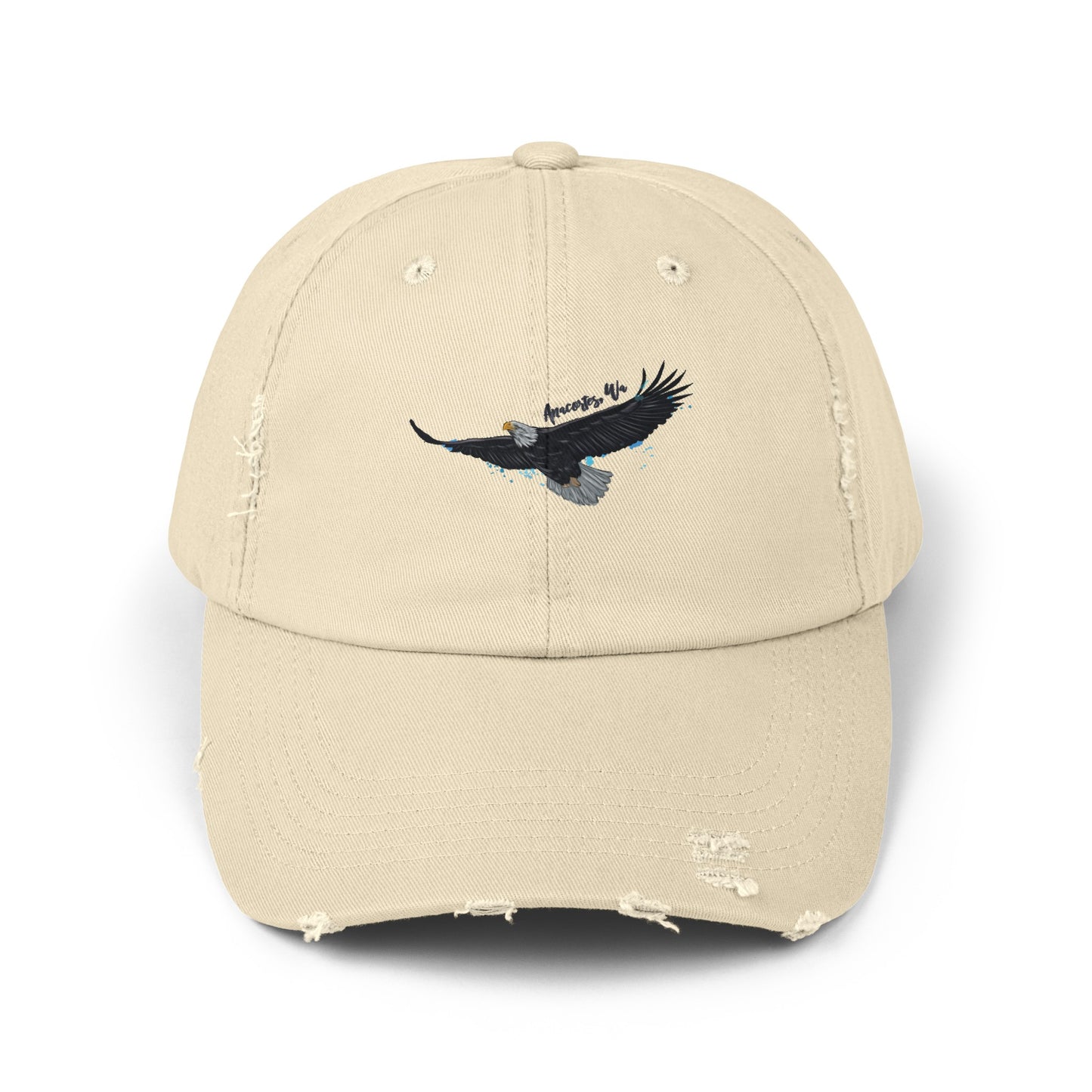 Anacortes Eagle Unisex Distressed Cap