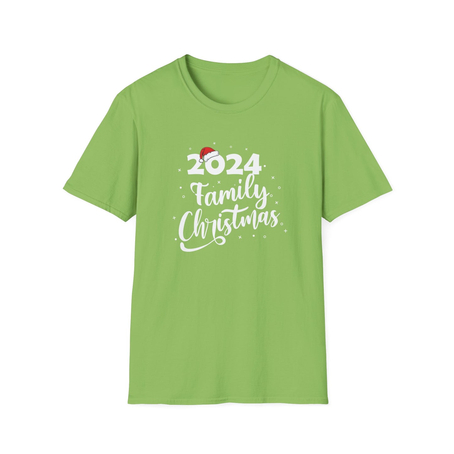 FAMILY CHRISTMAS 2024 JOY Unisex Softstyle T-Shirt
