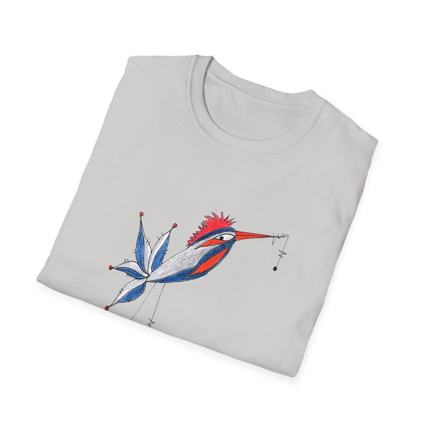 Whimzy Bird Unisex Softstyle T-Shirt