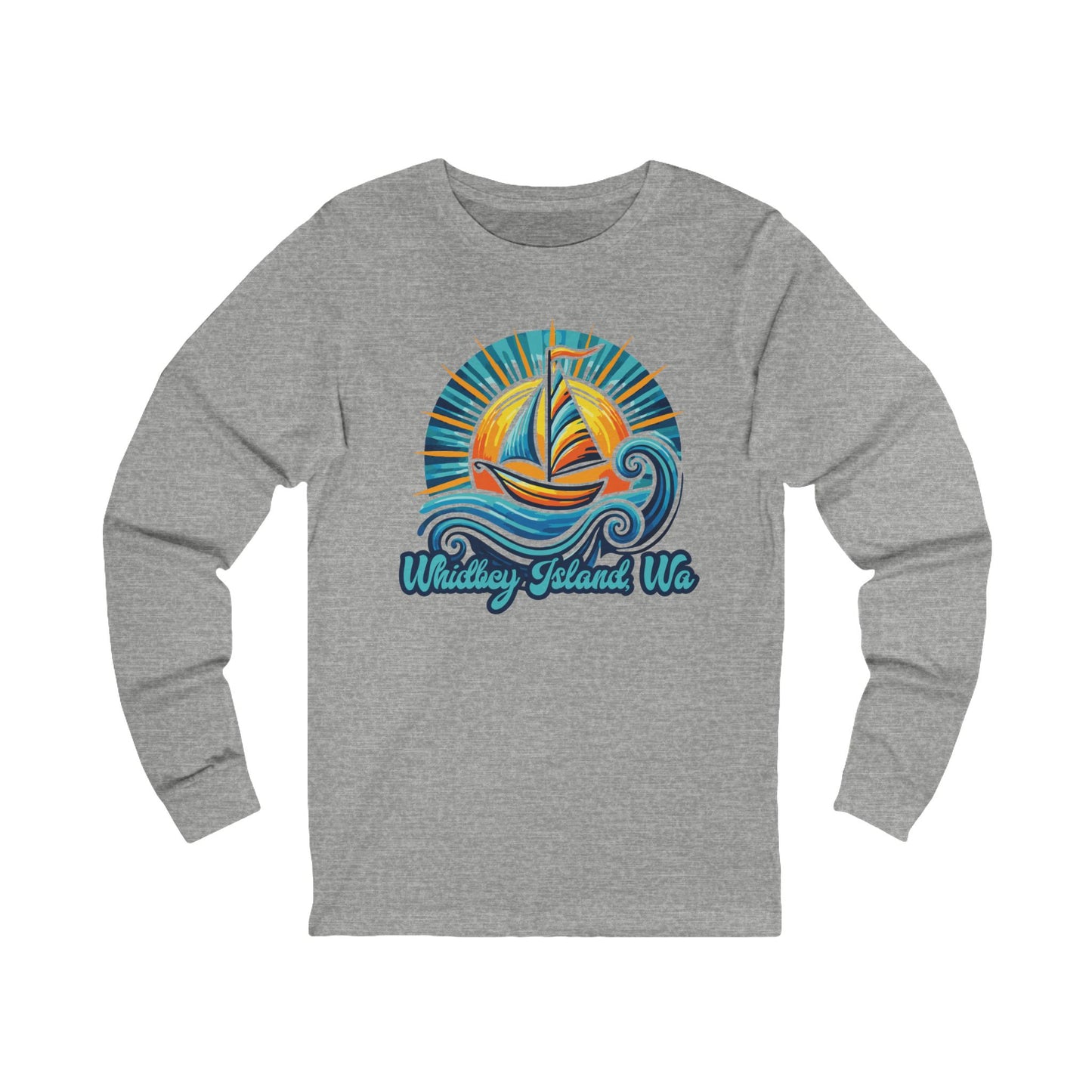 WHIDBEY ISLAND WA Celebrate Unisex Jersey Long Sleeve Tee