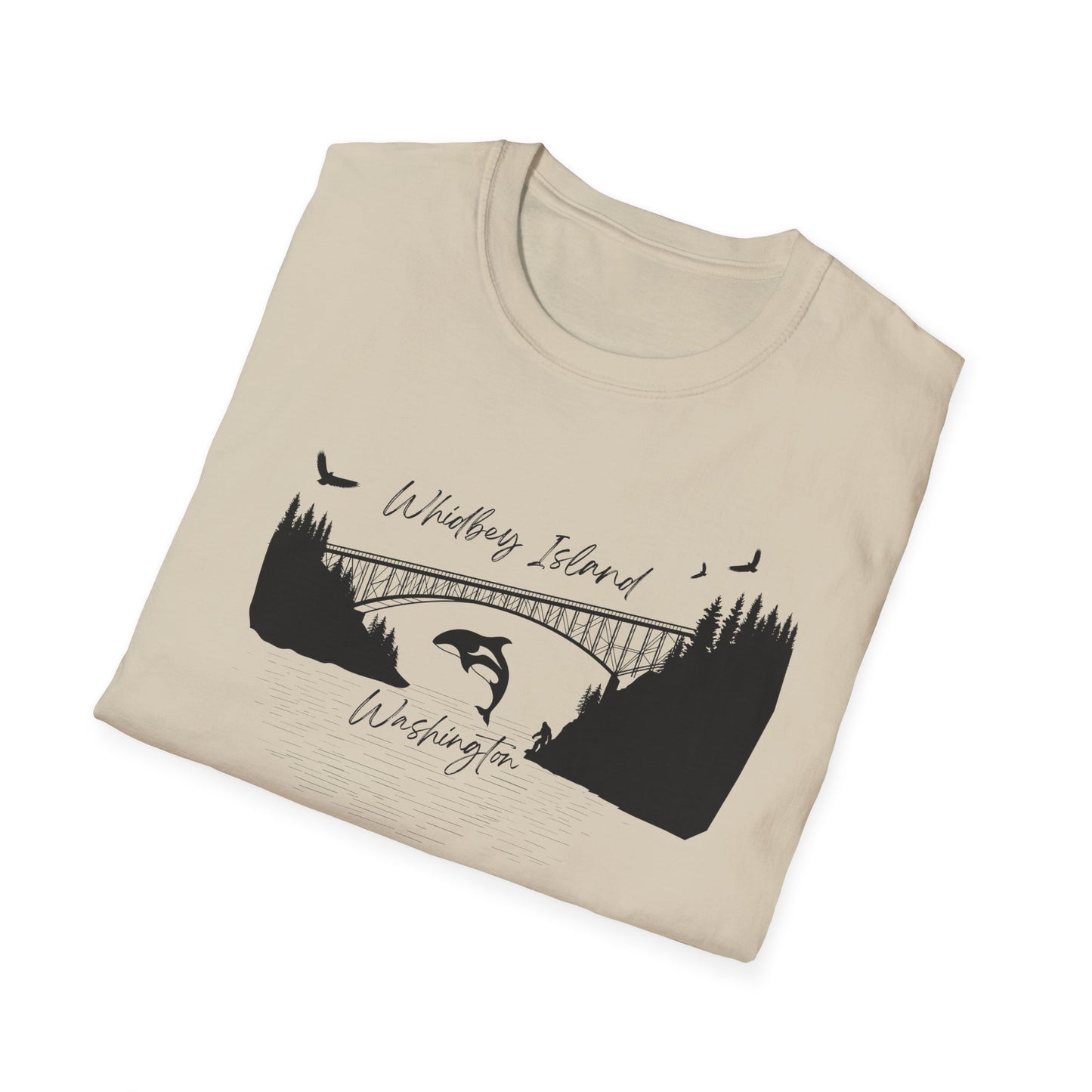 DECEPTION PASS BRIDGE, SCENE Unisex Softstyle T-Shirt