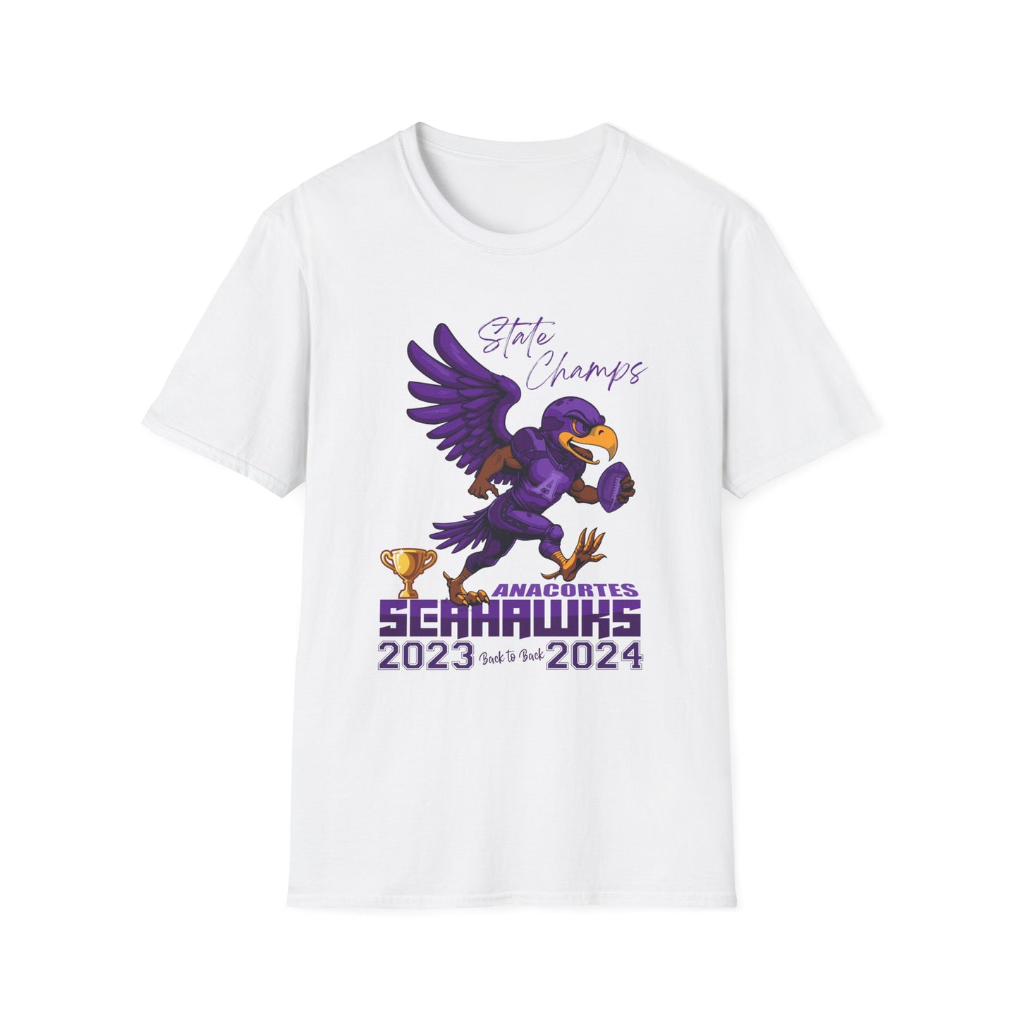 ANACORTES SEAHAWKS CHAMP Unisex Softstyle T-Shirt