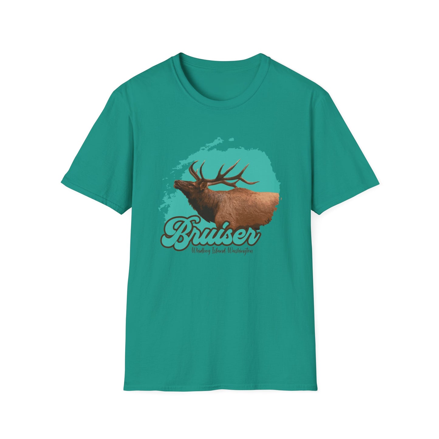 4 Bruiser - Whidbey Island Elk - Unisex Softstyle T-Shirt