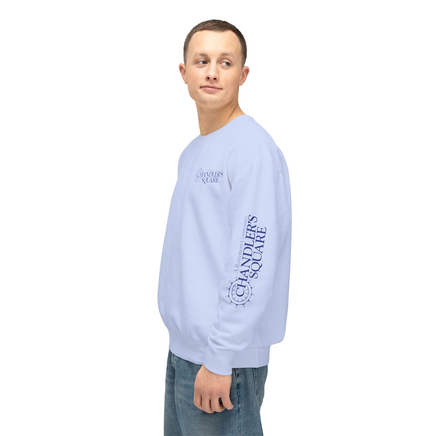 CHANDLER'S SQUARE Unisex Lightweight Crewneck Sweatshirt