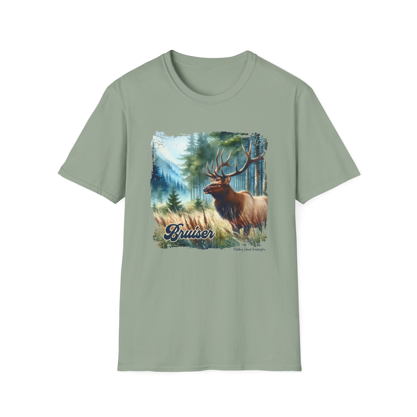 5 Bruiser - Whidbey Island Elk - Unisex Softstyle T-Shirt