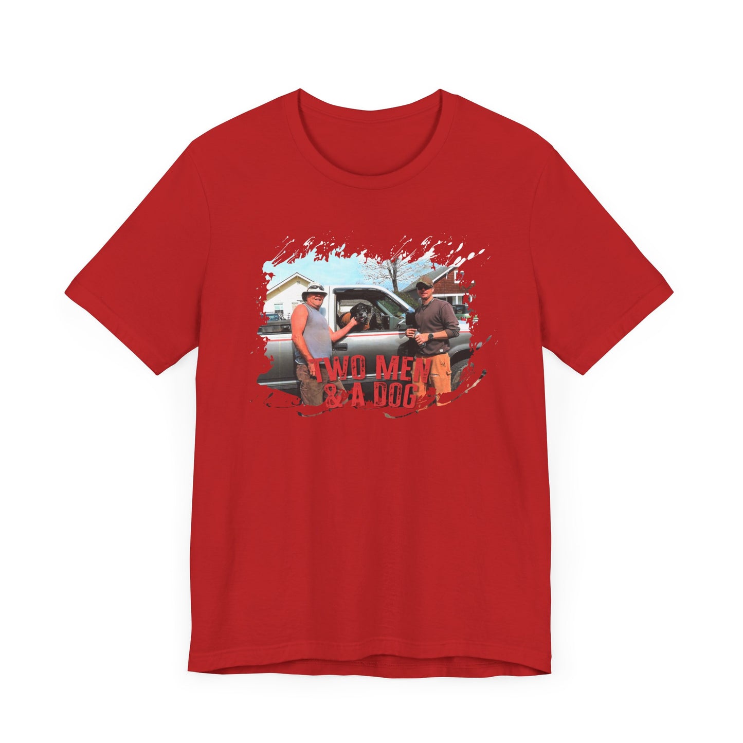 TWO MEN & A DOG Unisex Jersey Short Sleeve Tee