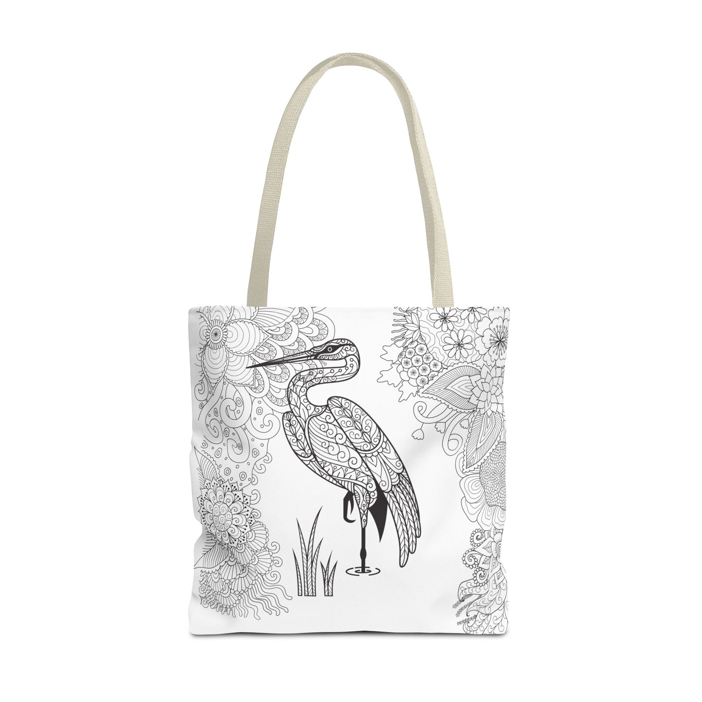 COLOR ME HERON Tote Bag