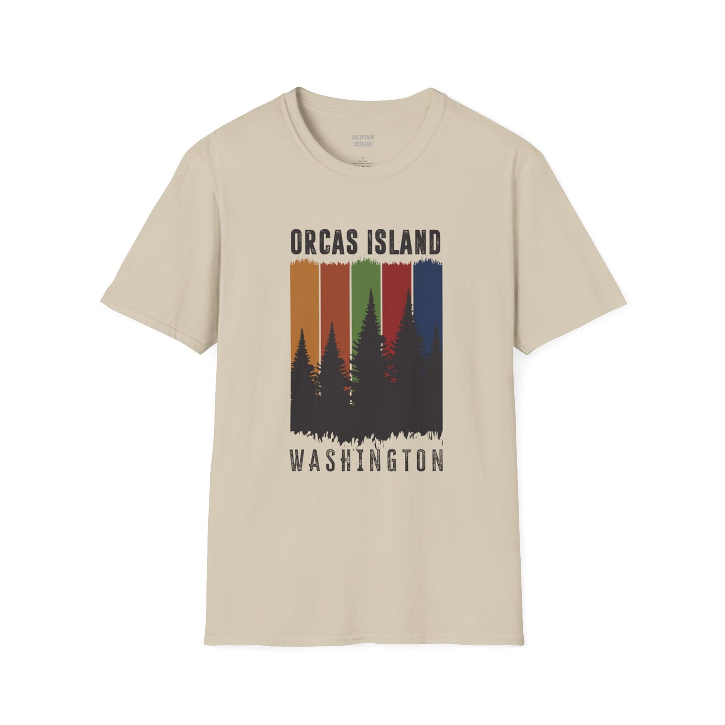 ORCAS ISLAND - Trees Unisex Softstyle T-Shirt