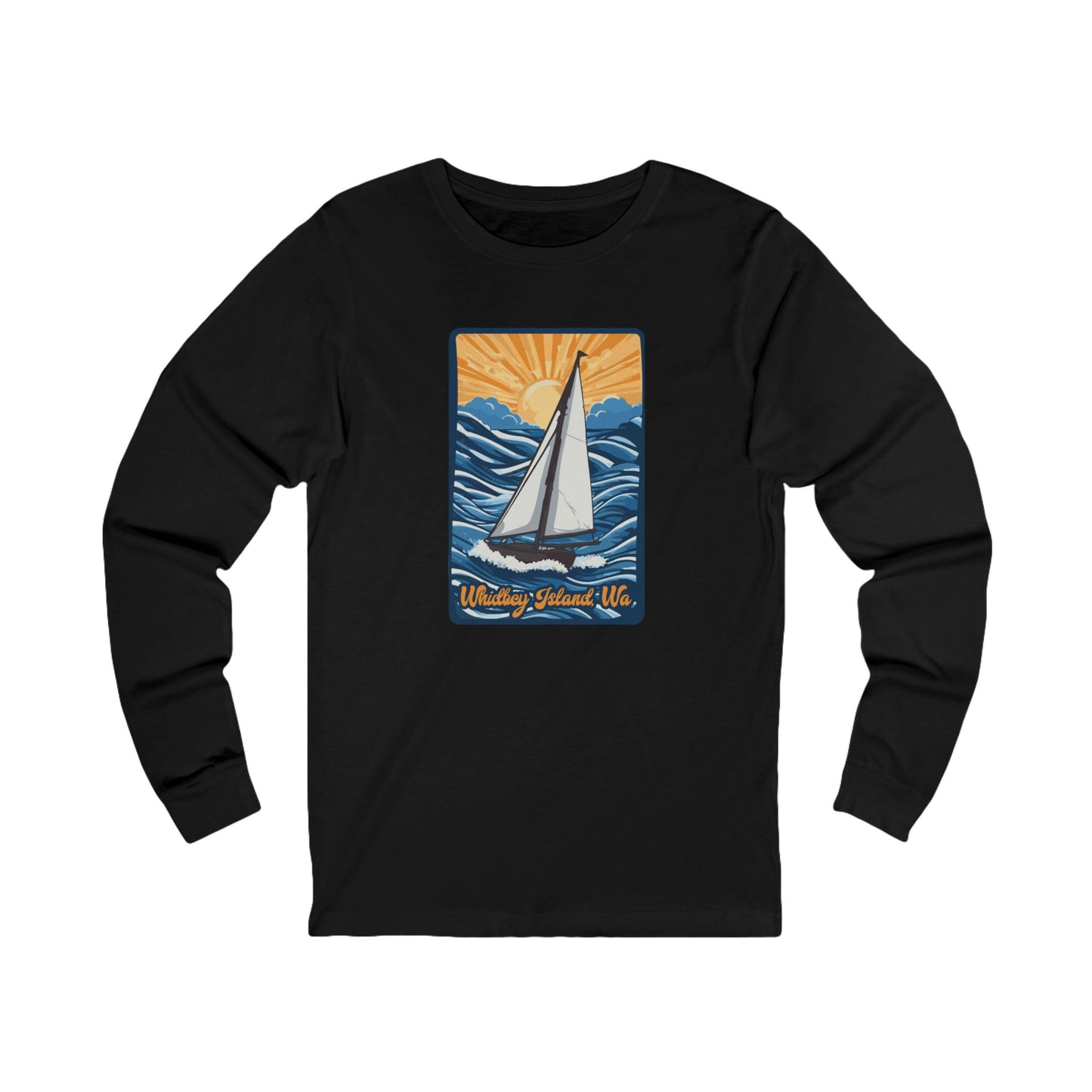 WHIDBEY ISLAND WA Unisex Jersey Long Sleeve Tee