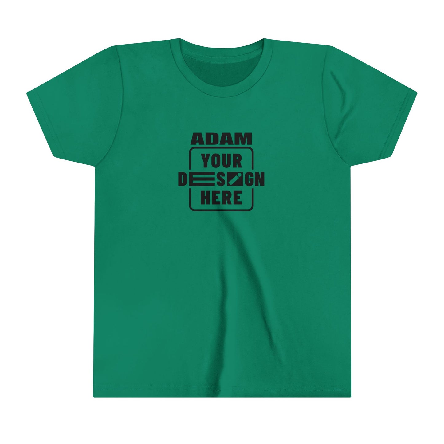 ADAM SAMPLE Youth Short Sleeve Tee - Bella+Canvas 3001Y