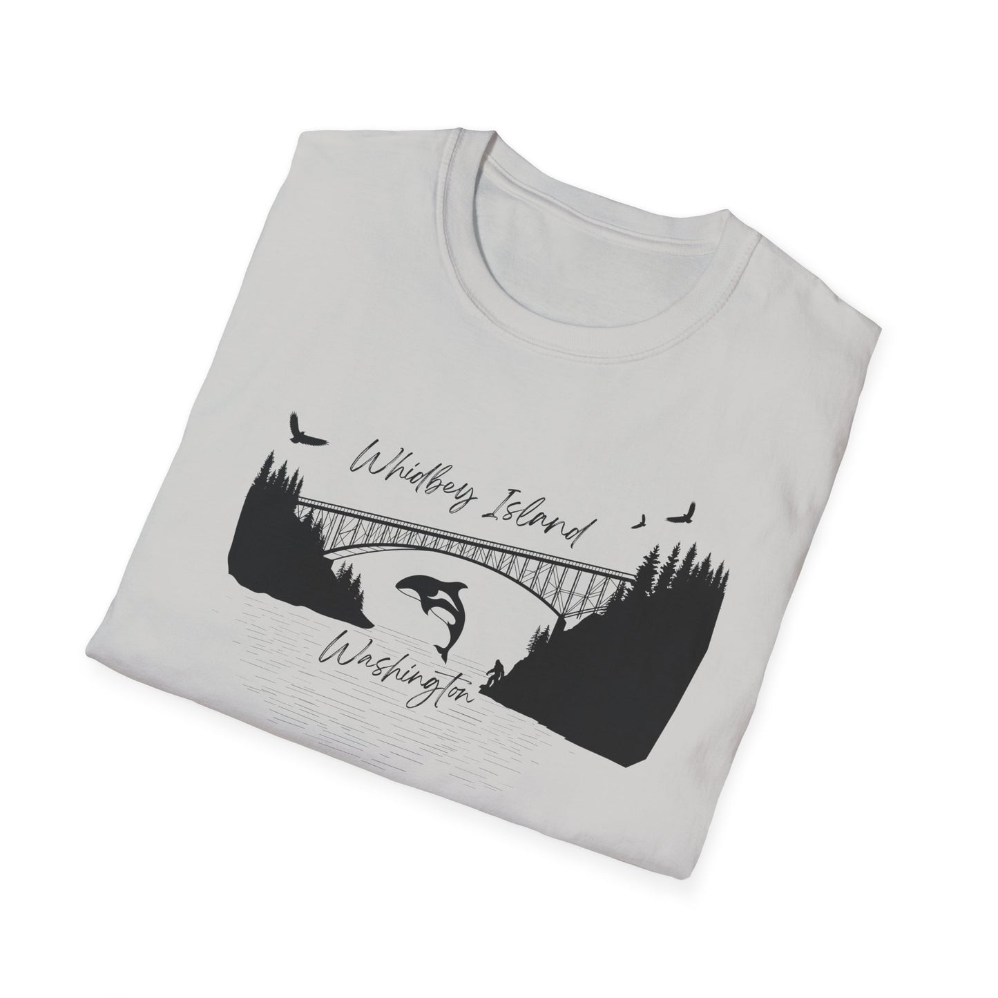 DECEPTION PASS BRIDGE, SCENE Unisex Softstyle T-Shirt