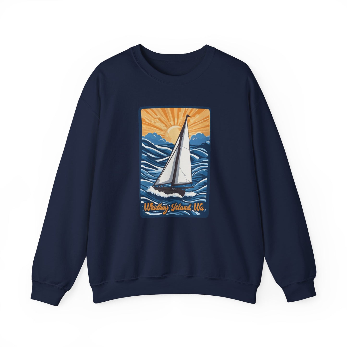 WHIDBEY ISLAND WA Unisex Heavy Blend™ Crewneck Sweatshirt