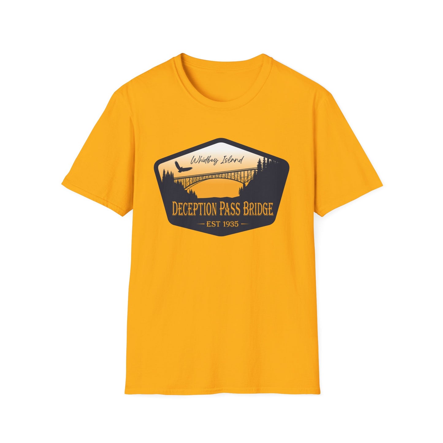 DECEPTION PASS BRIDGE, EST Unisex Softstyle T-Shirt
