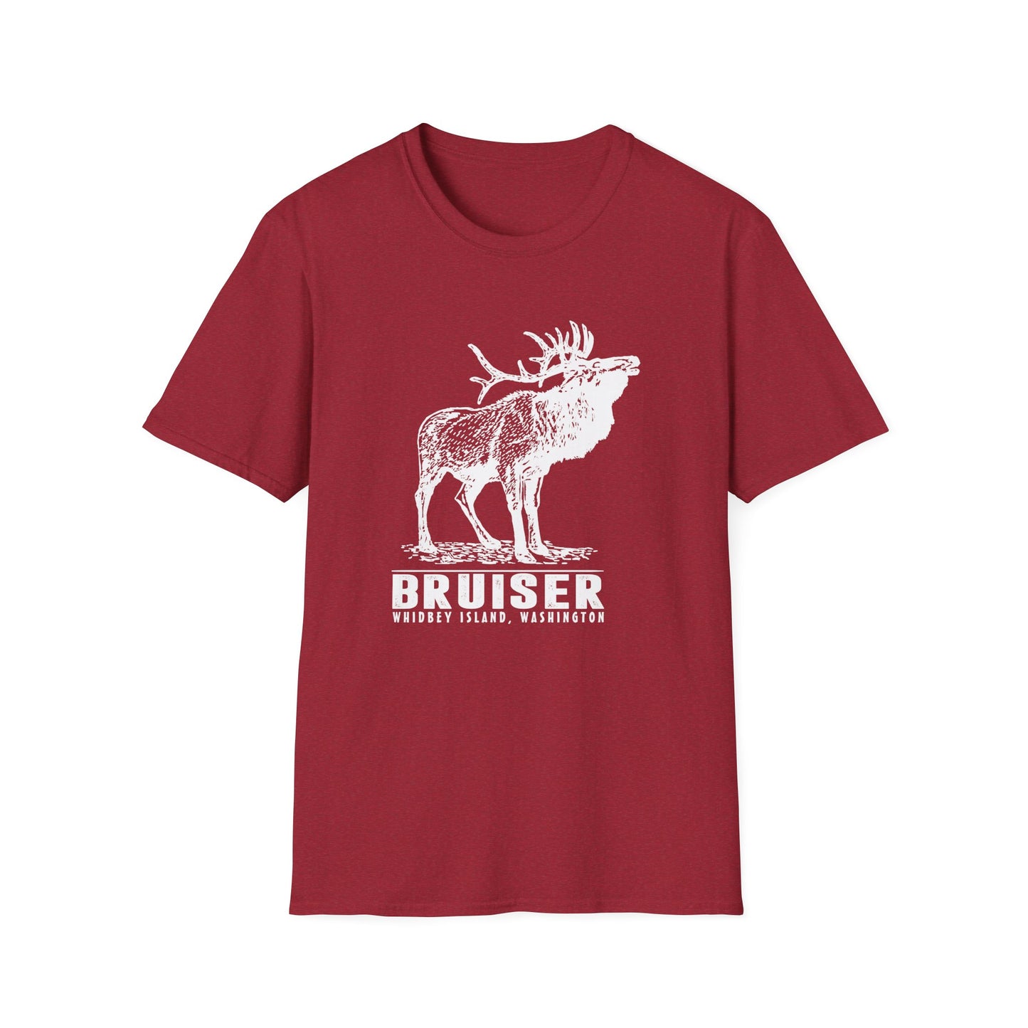7 Bruiser - Whidbey Island Elk - Unisex Softstyle T-Shirt