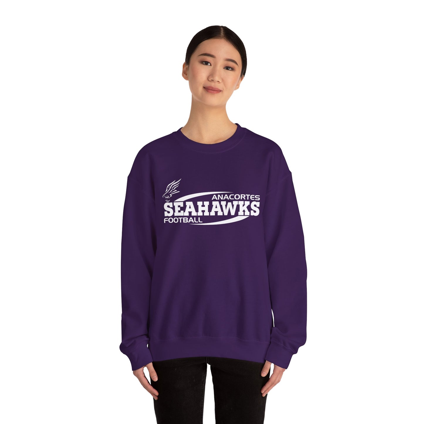 *ADULT FOOTBALL Unisex Heavy Blend™ Crewneck Sweatshirt