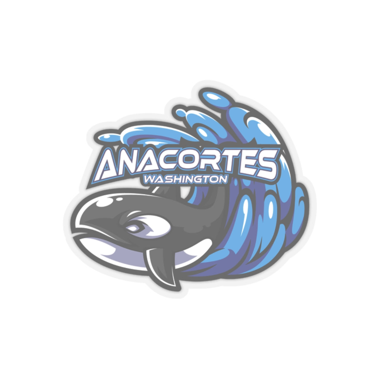 ANACORTES ORCA MASCOT Sticker