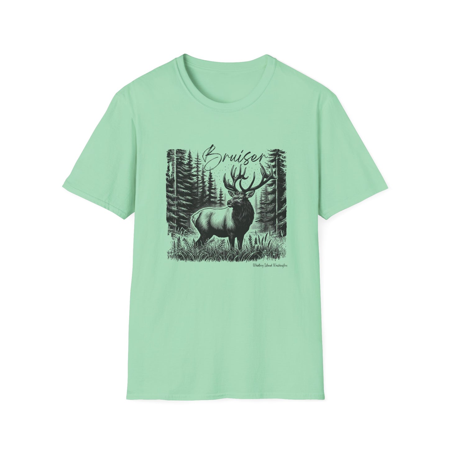 6 Bruiser - Whidbey Island Elk - Unisex Softstyle T-Shirt