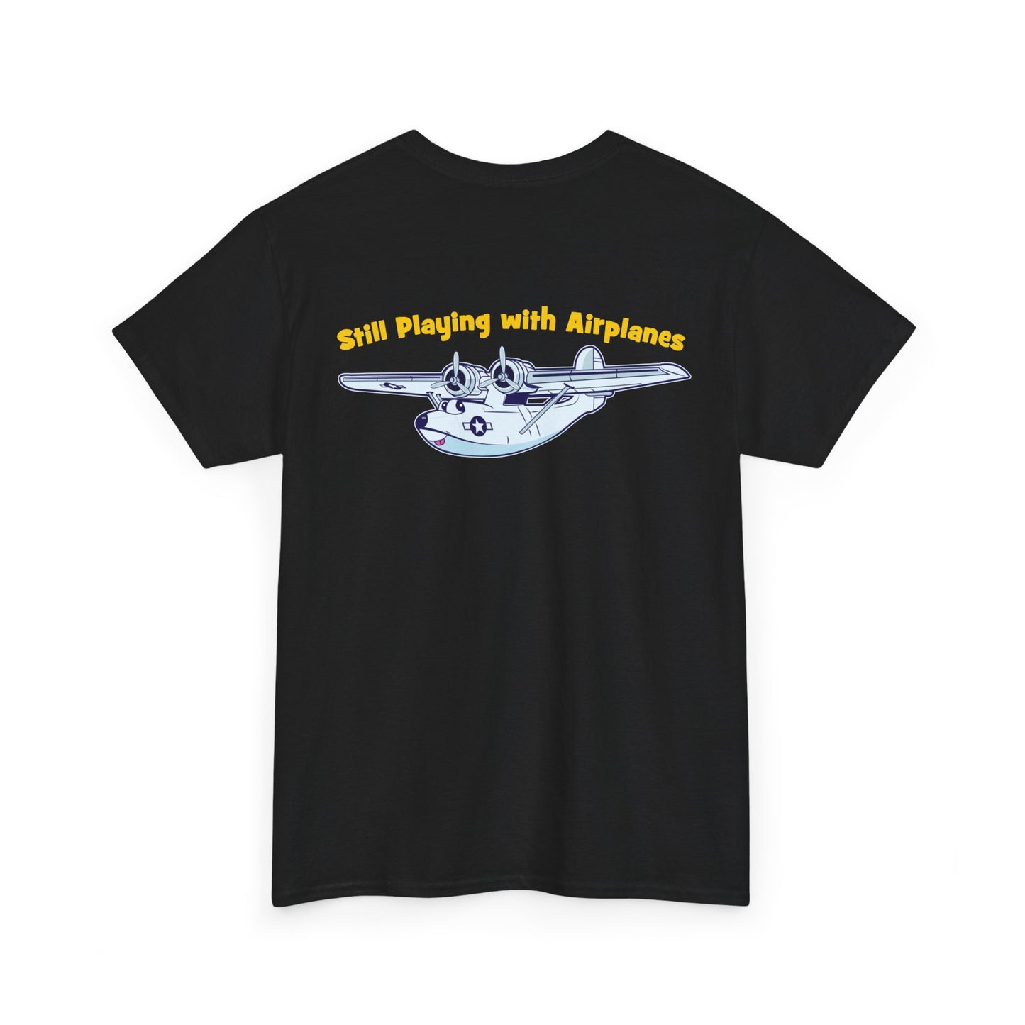 PLAYING WITH AIRPLANES 2 Unisex Heavy Cotton Tee