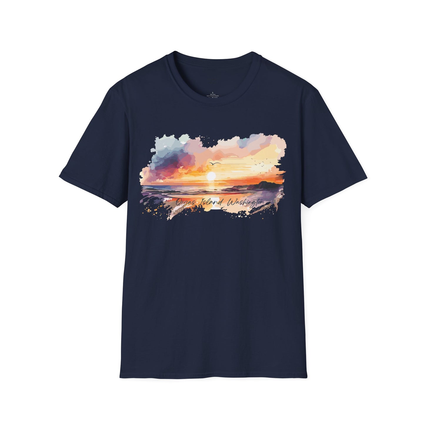 ORCAS ISLAND - Beach View Island Vibes Unisex Softstyle T-Shirt