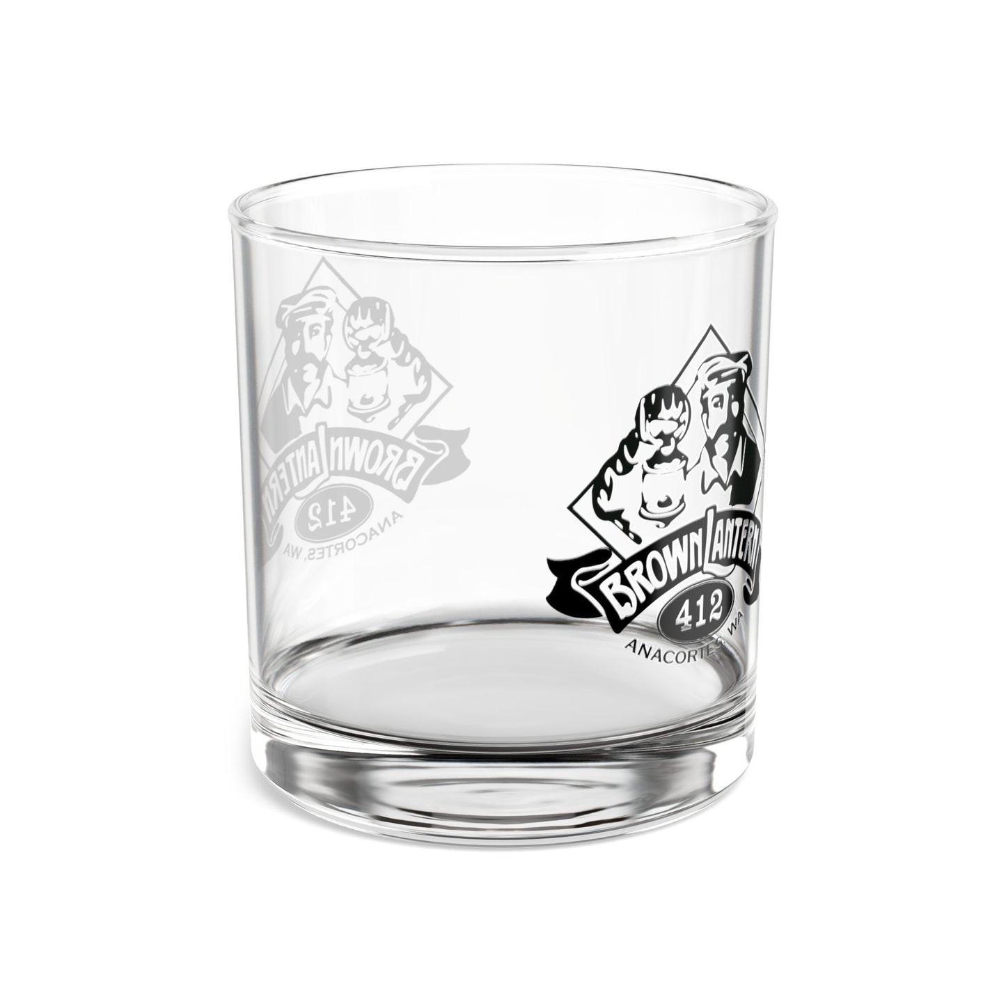 BROWN LANTERN Rocks Glass, 10oz