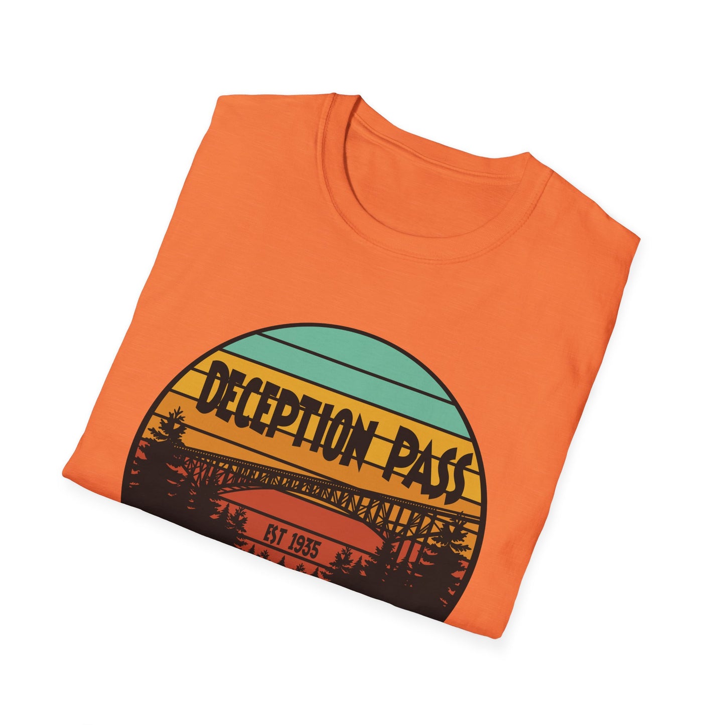 DECEPTION PASS BRIDGE, Unisex Softstyle T-Shirt