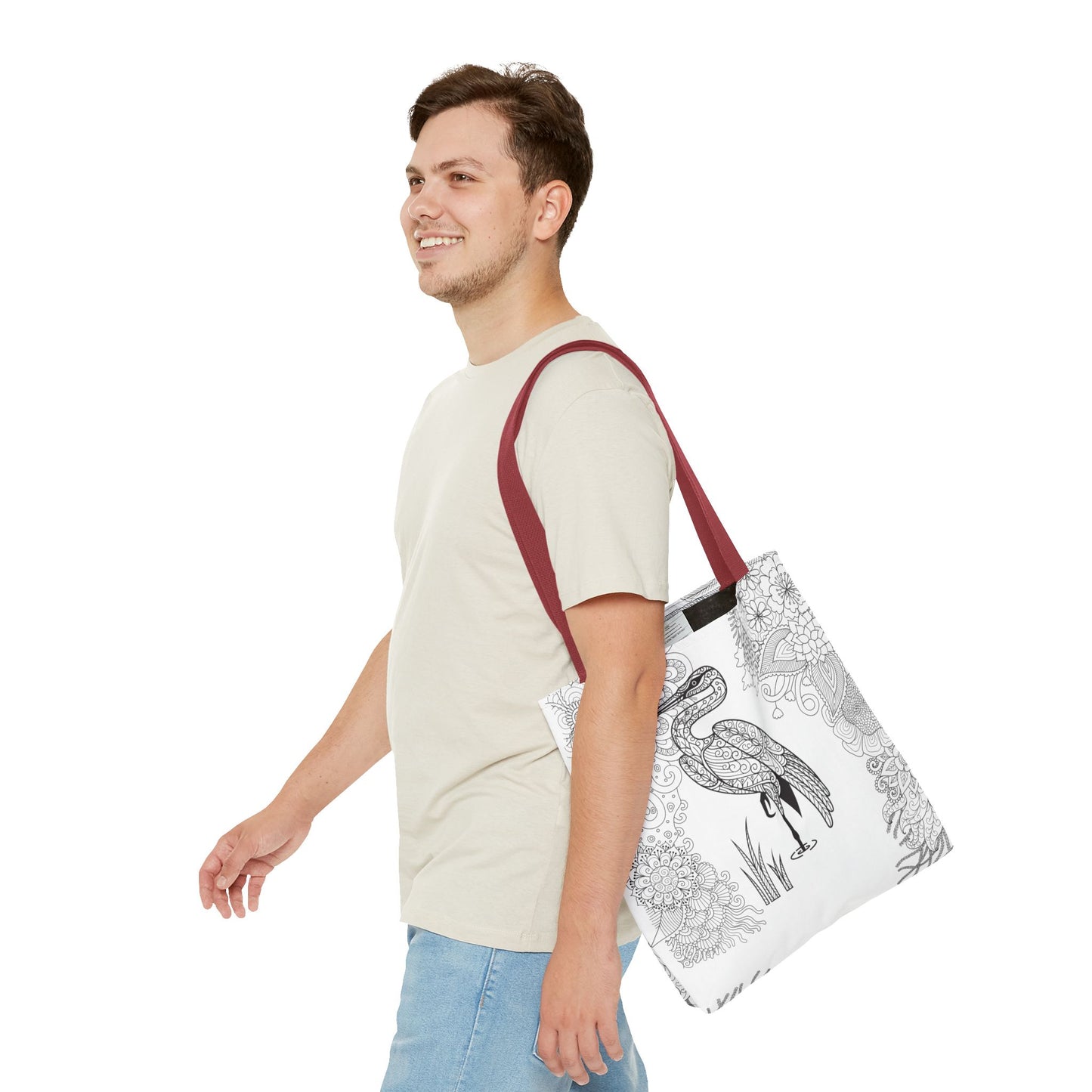 COLOR ME HERON Tote Bag