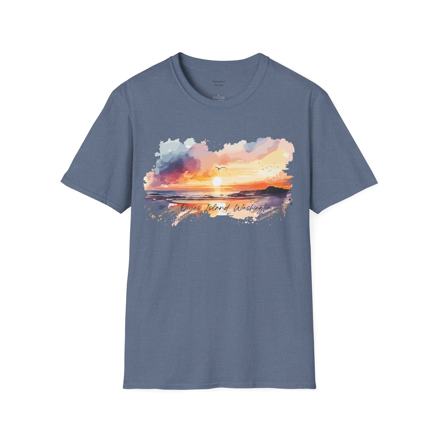 ORCAS ISLAND - Beach View Island Vibes Unisex Softstyle T-Shirt