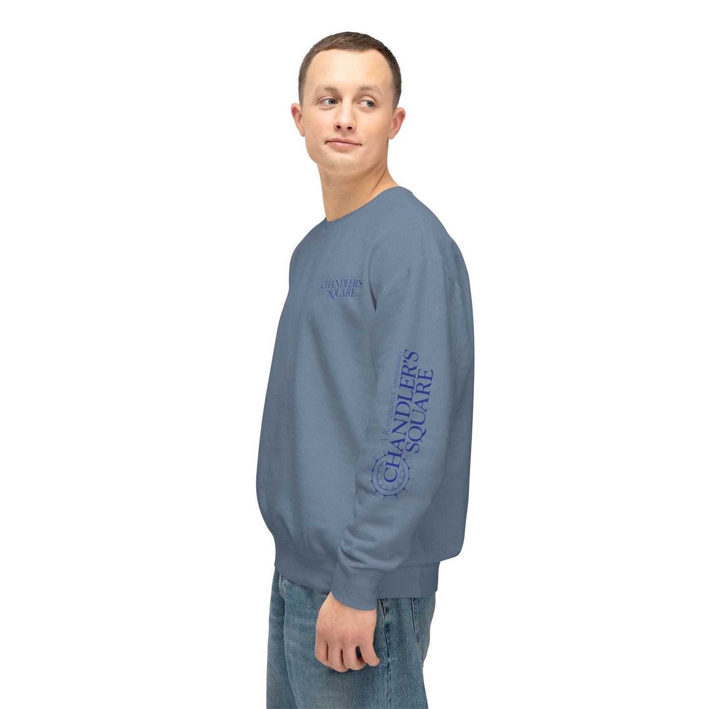 CHANDLER'S SQUARE Unisex Lightweight Crewneck Sweatshirt