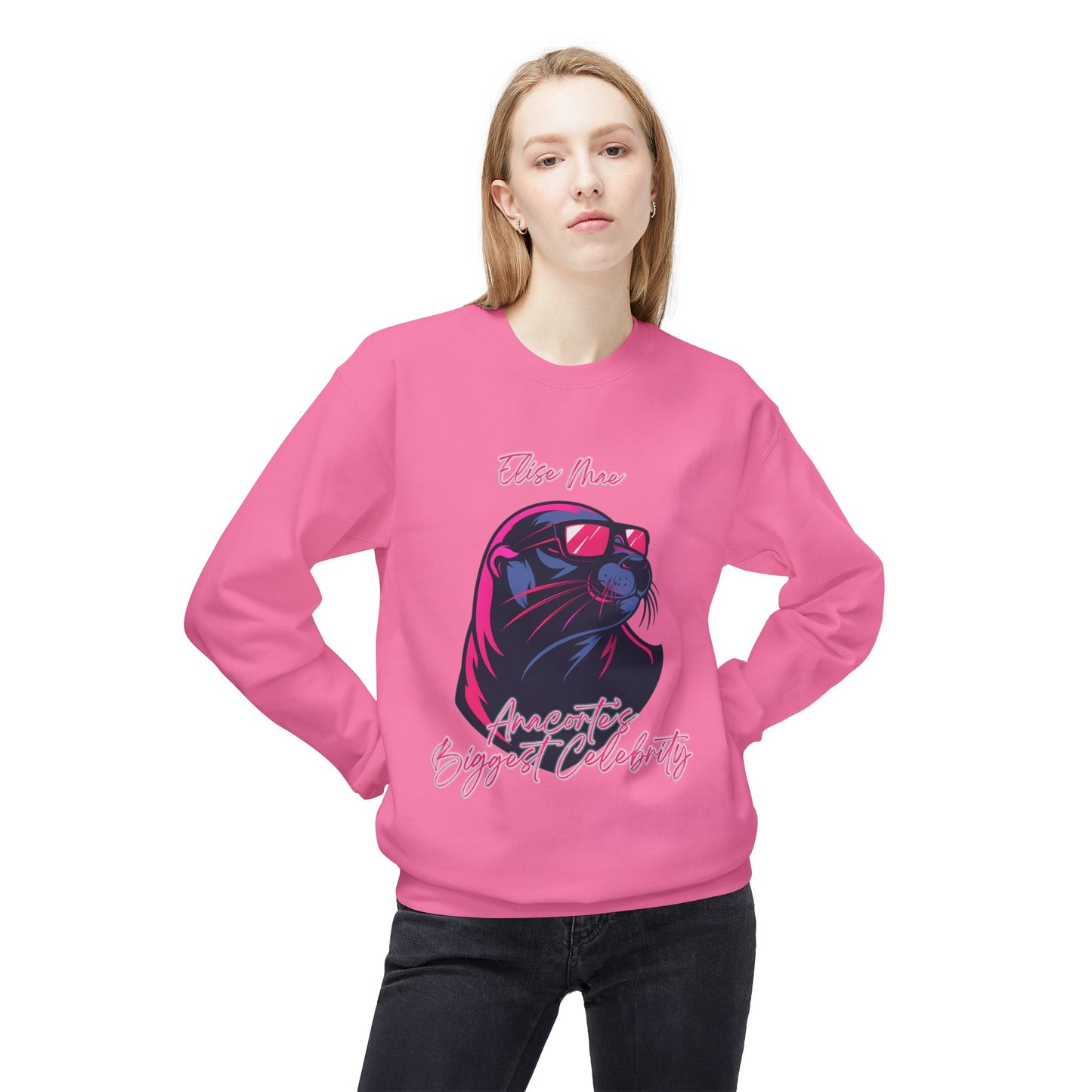 ELSIE MAE CELEBRITY Unisex Midweight Softstyle Fleece Crewneck Sweatshirt