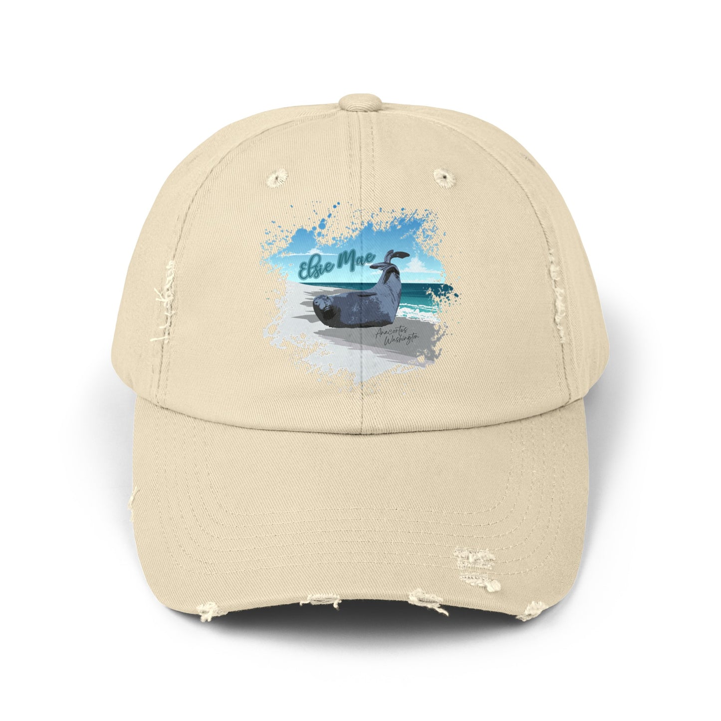 ELSIE Unisex Distressed Cap