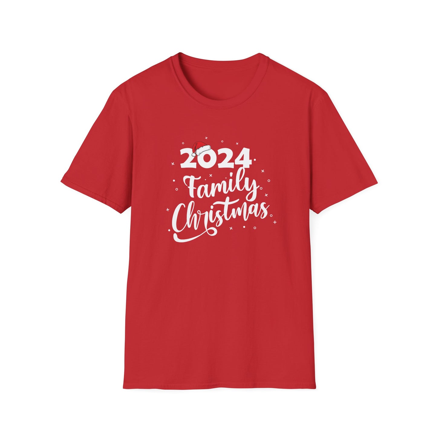 FAMILY CHRISTMAS 2024 JOY Unisex Softstyle T-Shirt