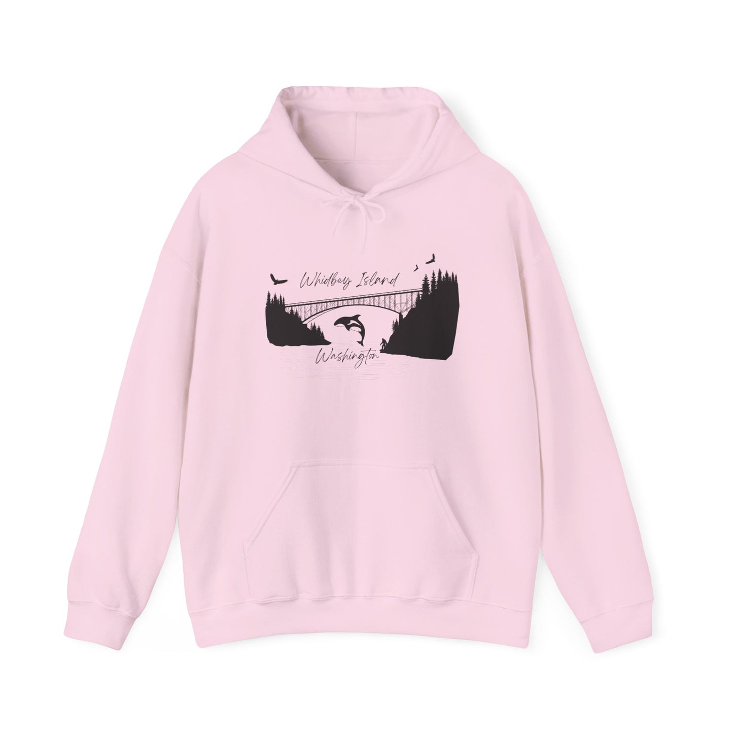 DECEPTION PASS BRIDGE, SCENE Unisex Heavy Blend™ Hooded Sweatshirt