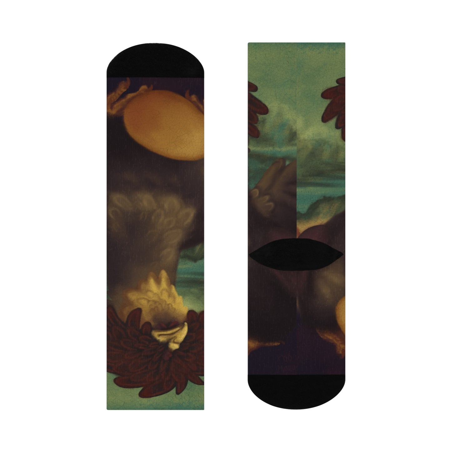 Chicken Lisa by Monues Cushioned Crew Socks