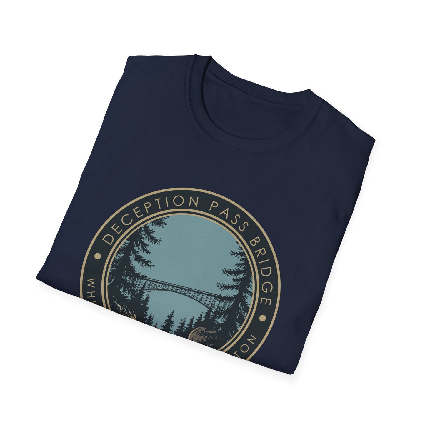 DECEPTION PASS BRIDGE, LOOKOUT Unisex Softstyle T-Shirt