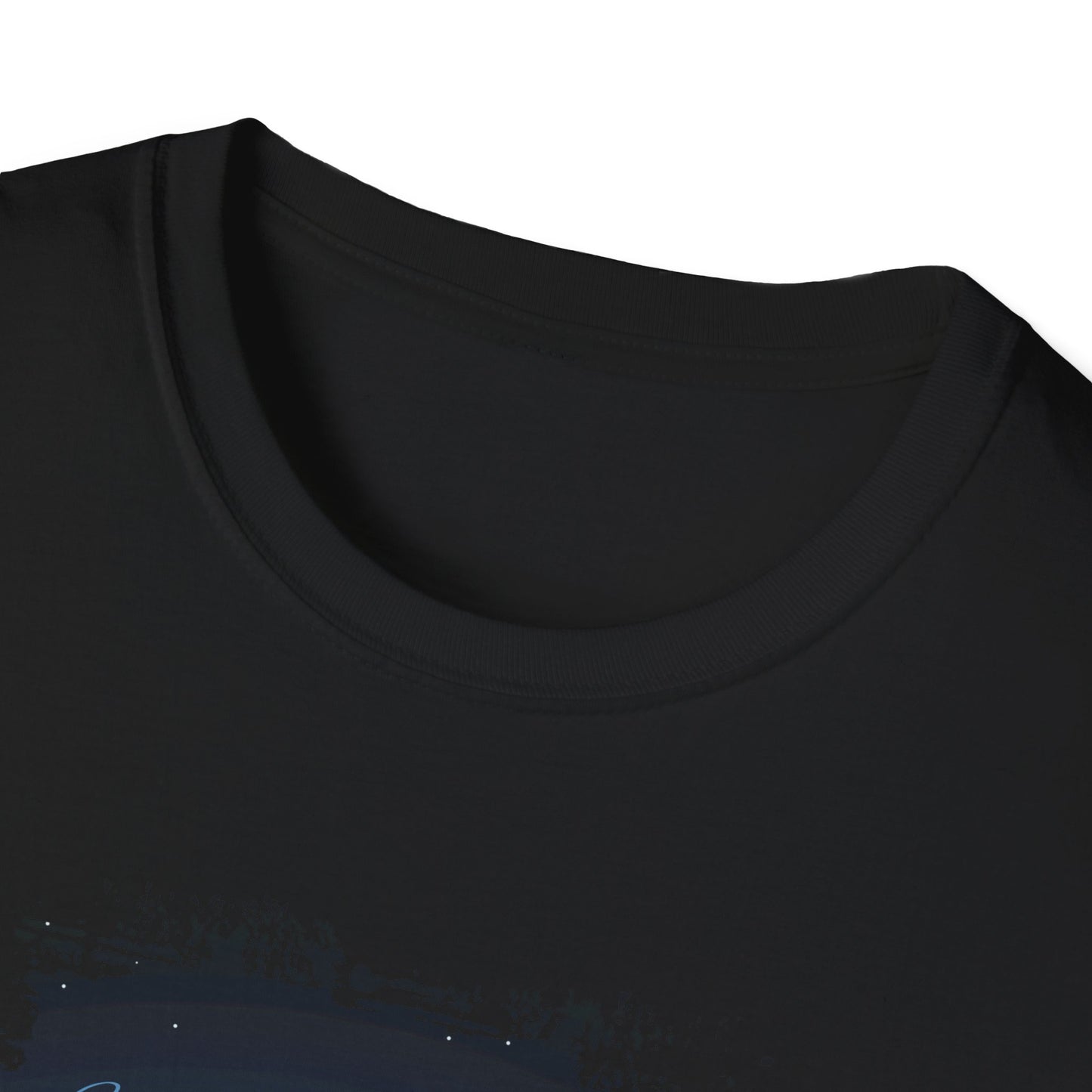 Whidbey Island Moon Night Unisex Softstyle T-Shirt