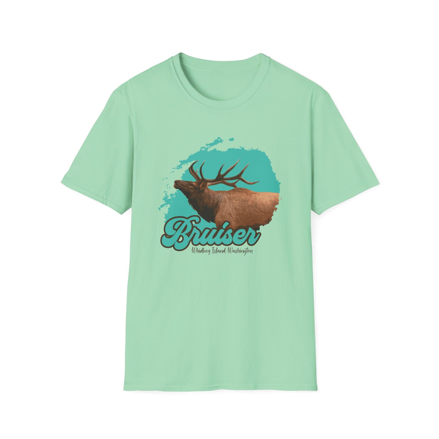 4 Bruiser - Whidbey Island Elk - Unisex Softstyle T-Shirt