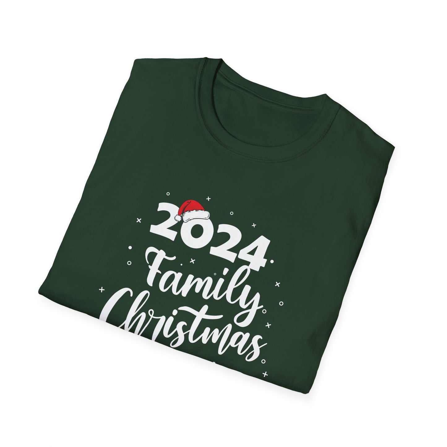 FAMILY CHRISTMAS 2024 JOY Unisex Softstyle T-Shirt