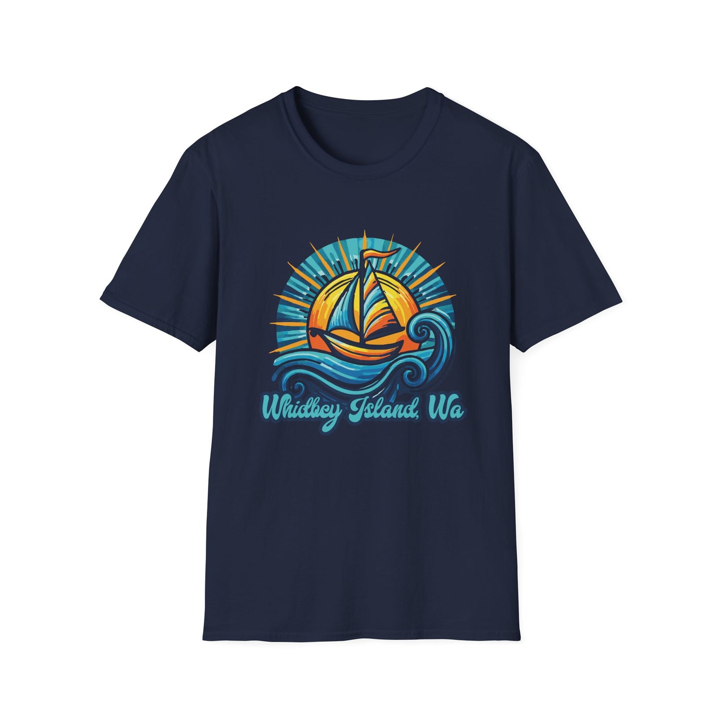 WHIDBEY ISLAND WA Celebrate Unisex Softstyle T-Shirt