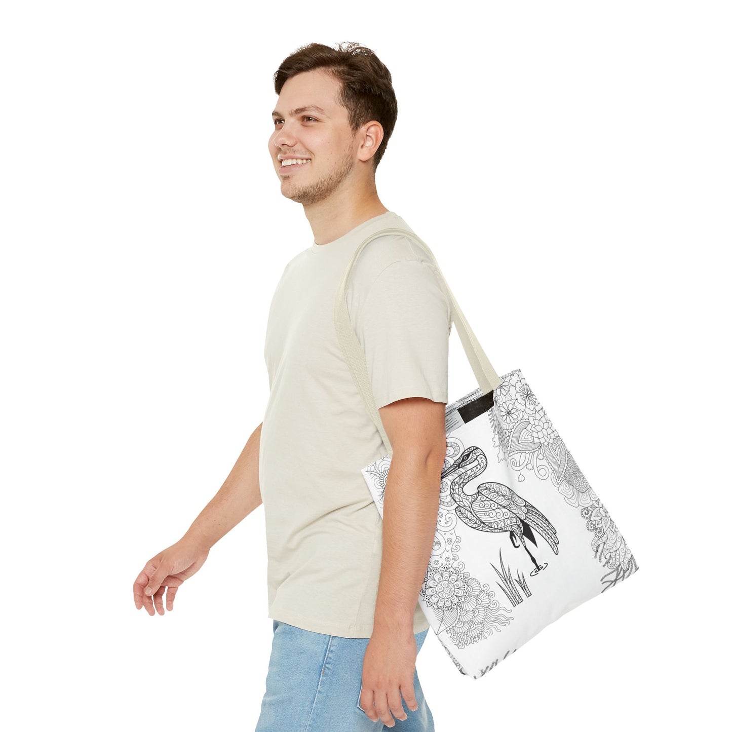 COLOR ME HERON Tote Bag