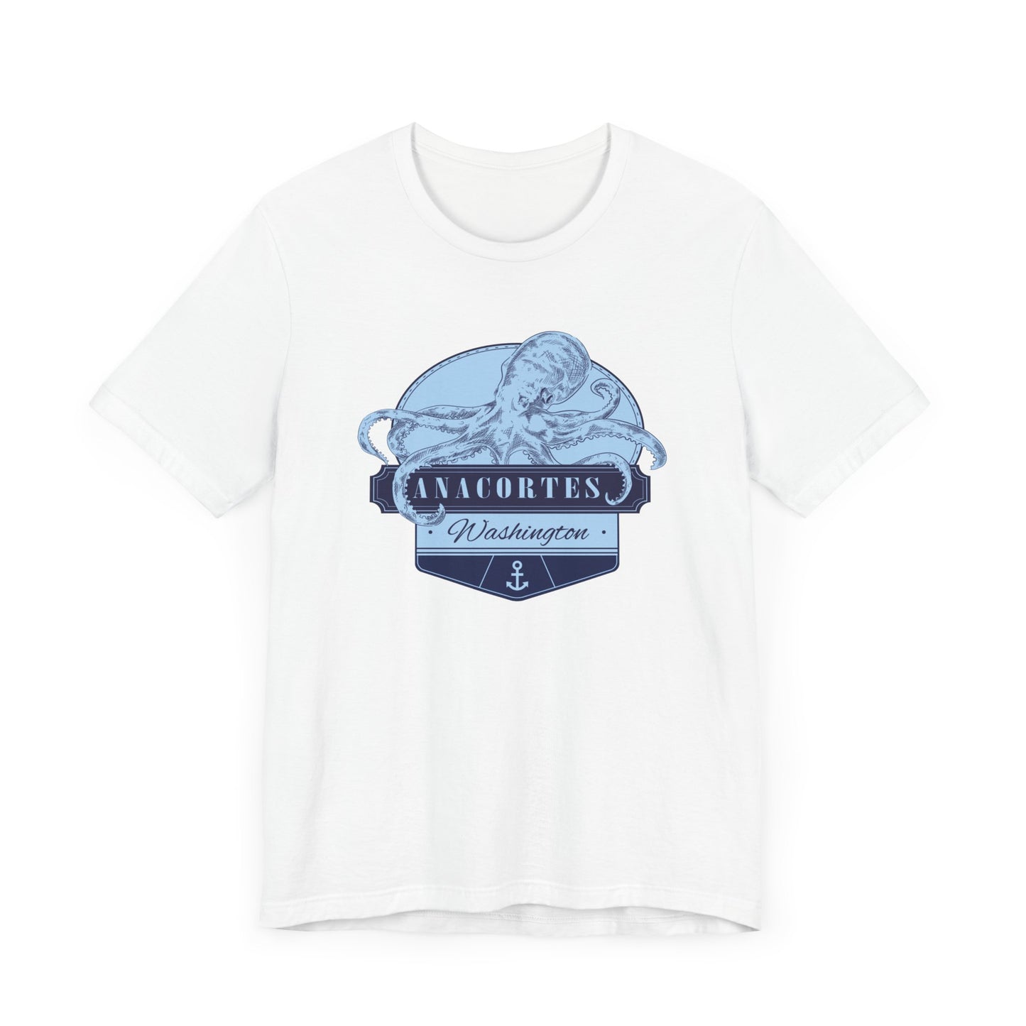 ANACORTES WA OCTOPUS Unisex Jersey Short Sleeve Tee