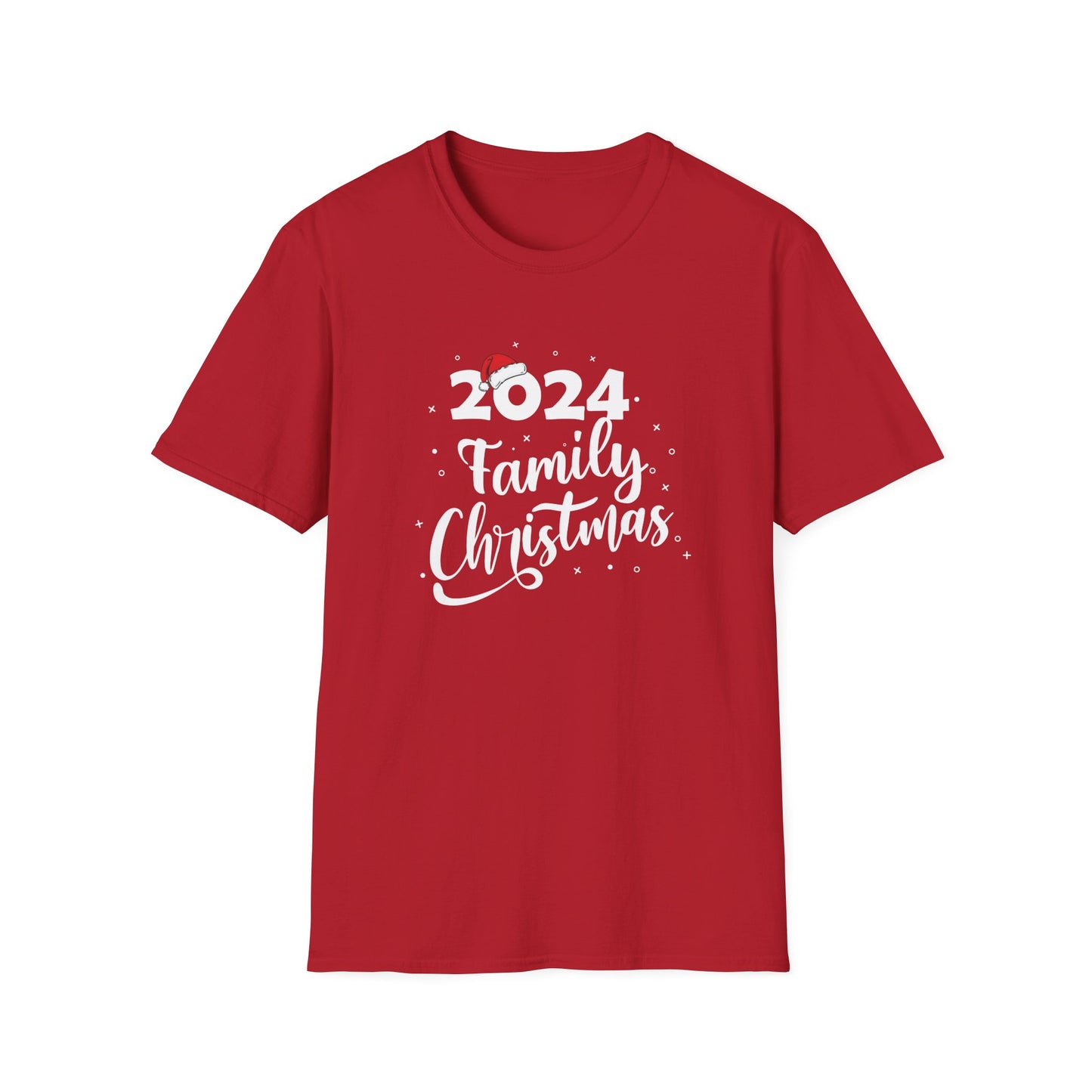 FAMILY CHRISTMAS 2024 JOY Unisex Softstyle T-Shirt