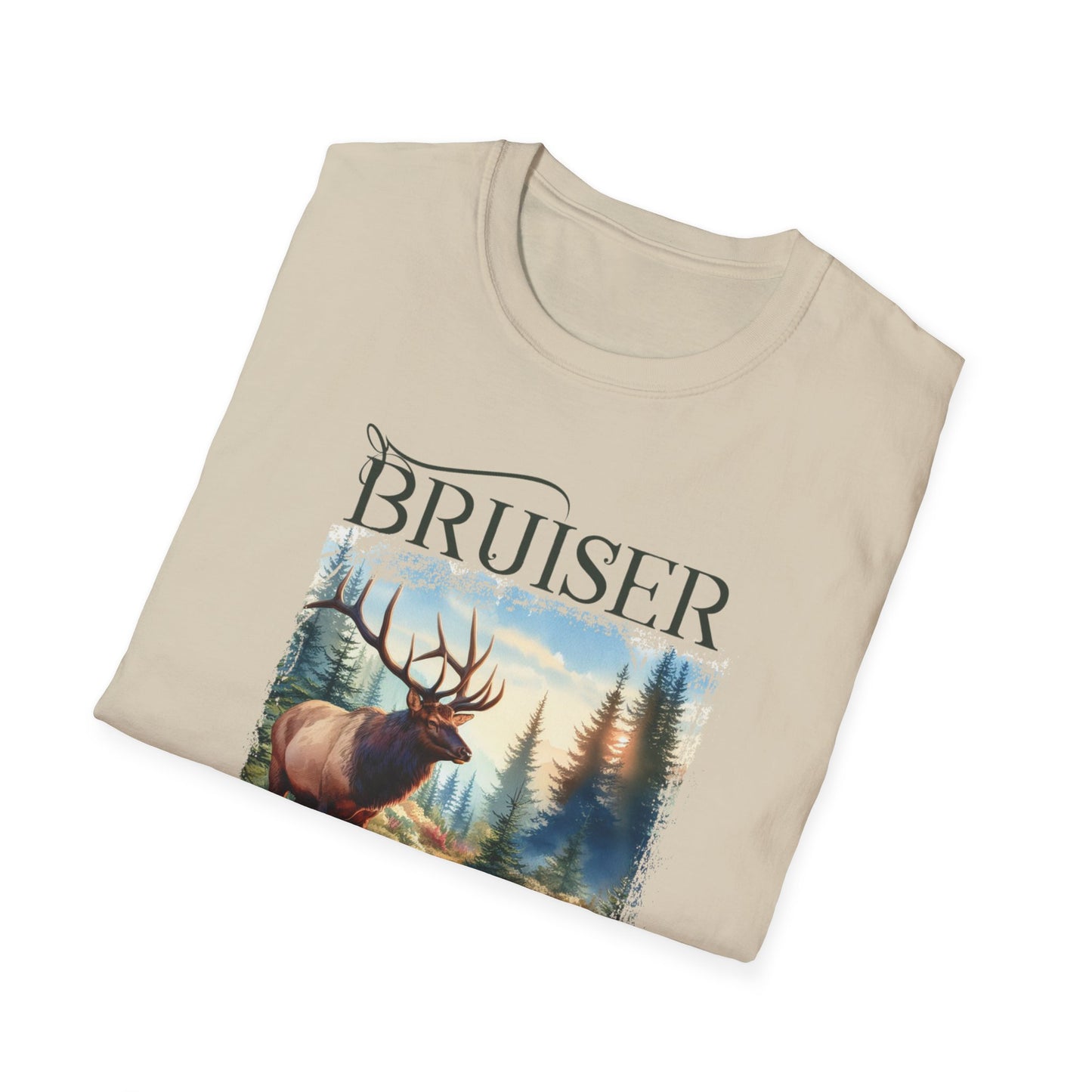 3 Bruiser - Whidbey Island Elk - Unisex Softstyle T-Shirt