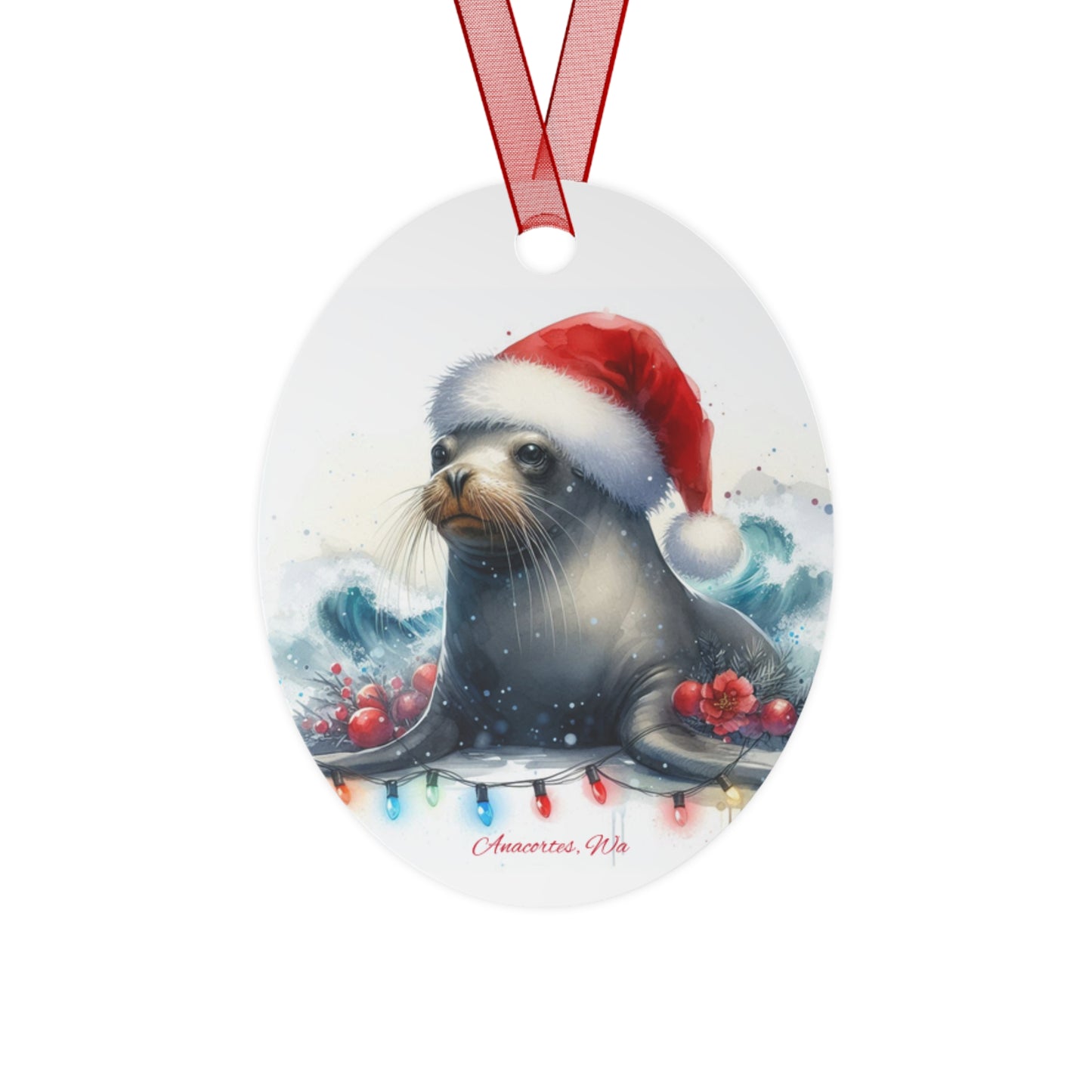 ANACORTES Elsie Mae Metal Ornament
