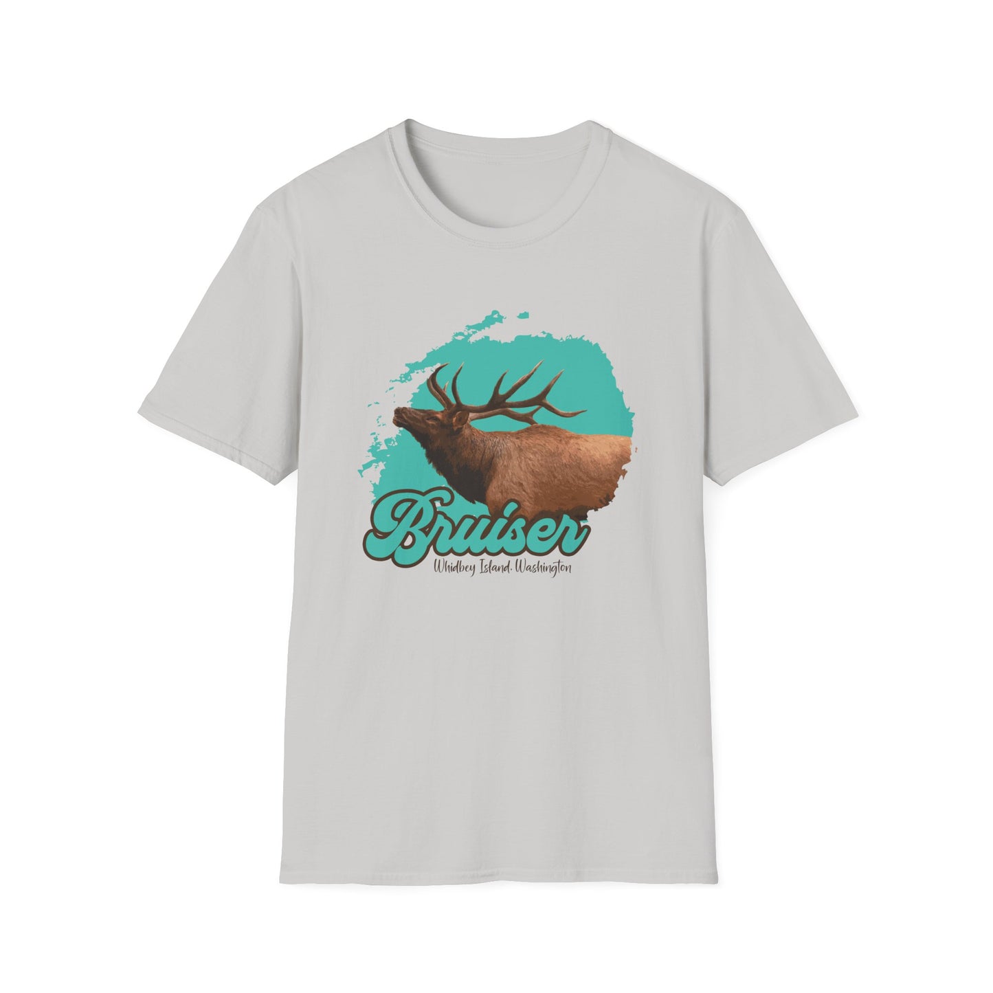 4 Bruiser - Whidbey Island Elk - Unisex Softstyle T-Shirt