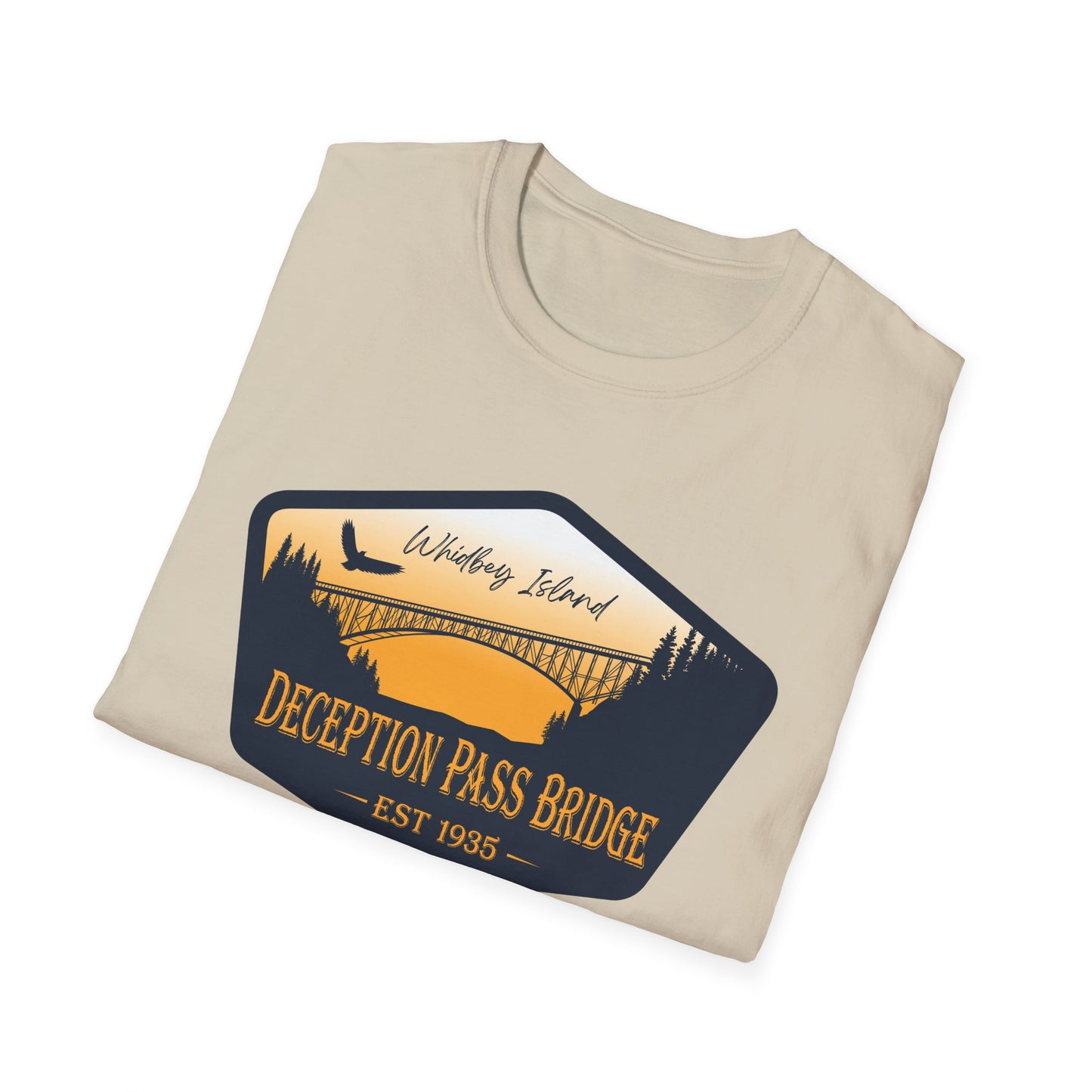 DECEPTION PASS BRIDGE, EST Unisex Softstyle T-Shirt