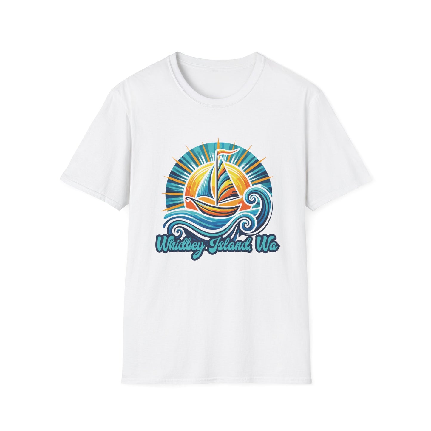 WHIDBEY ISLAND WA Celebrate Unisex Softstyle T-Shirt