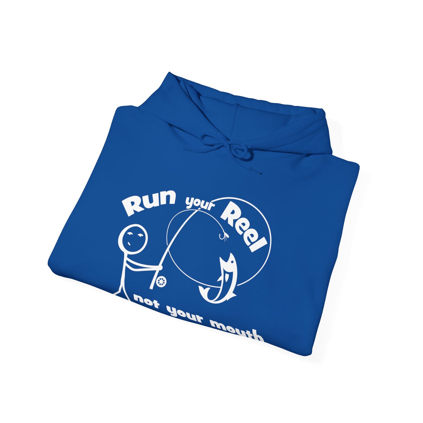 RUN YOUR REEL - 1 Unisex Heavy Blend™ Hooded Sweatshirt